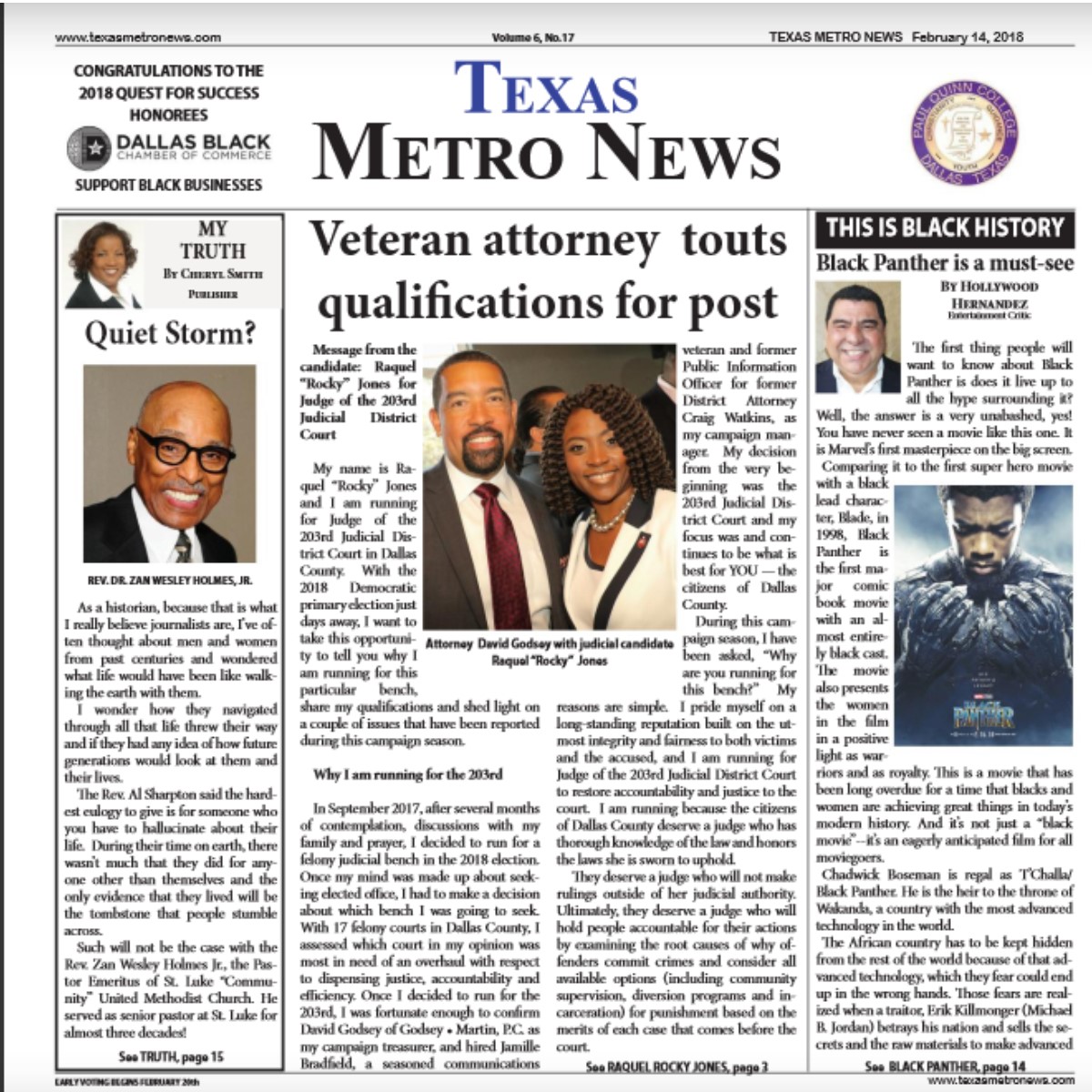 Texas Metro News: 2/14/18