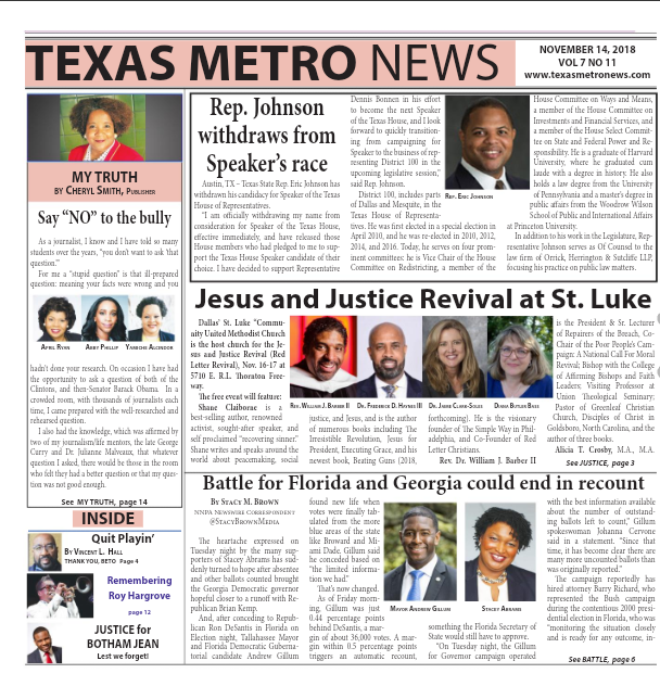 Texas Metro News: 11/14/18