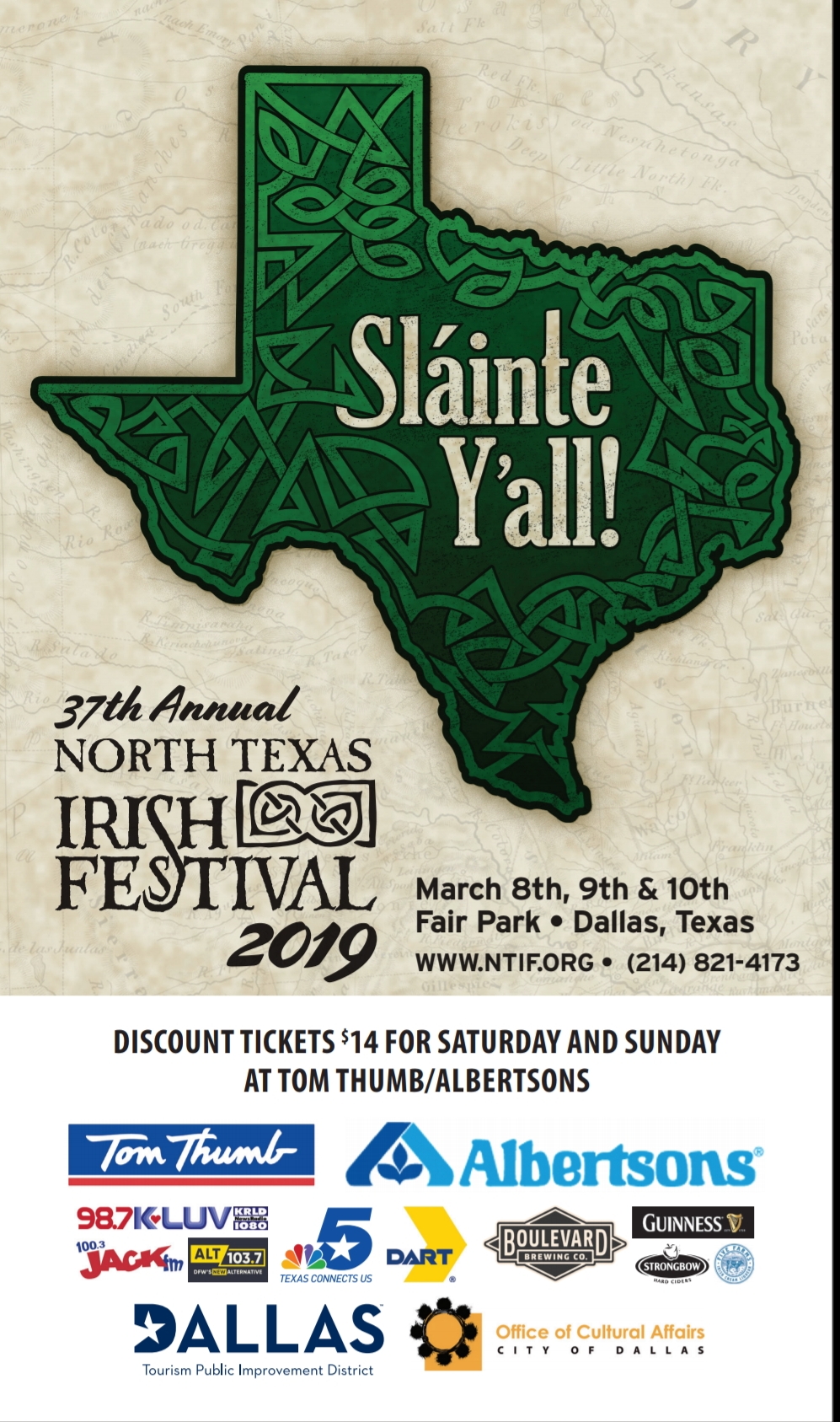 Make your friends GREEN with Envy with Tickets to the North Texas Irish Festival!