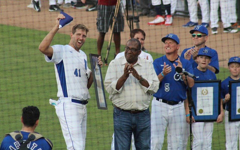 Dirk Hosts 18th Annual Heroes Celebrity Baseball Charity Game