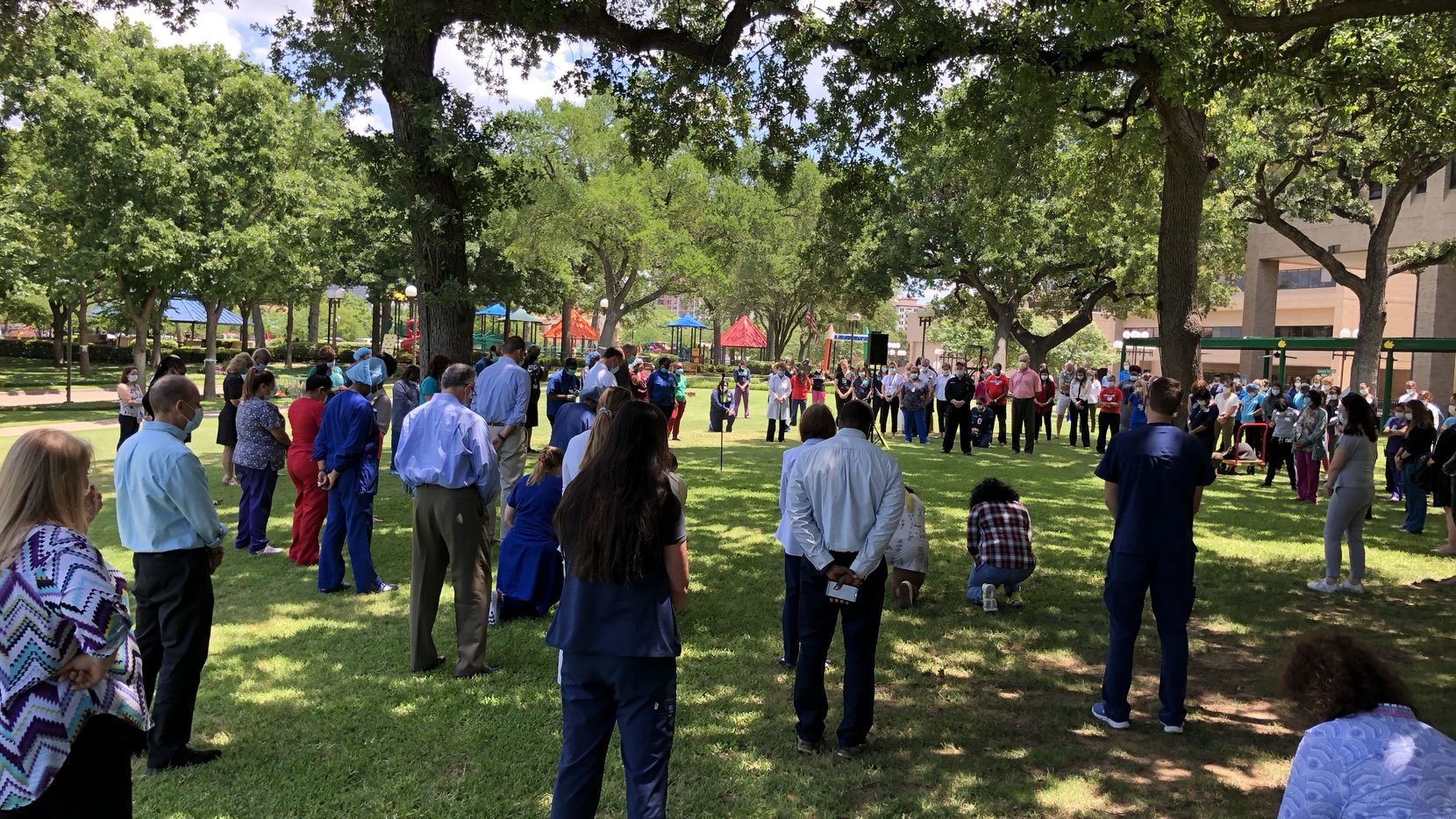 Scottish Rite for Children held an event to honor George Floyd on June 4. (Scottish Rite for Children)