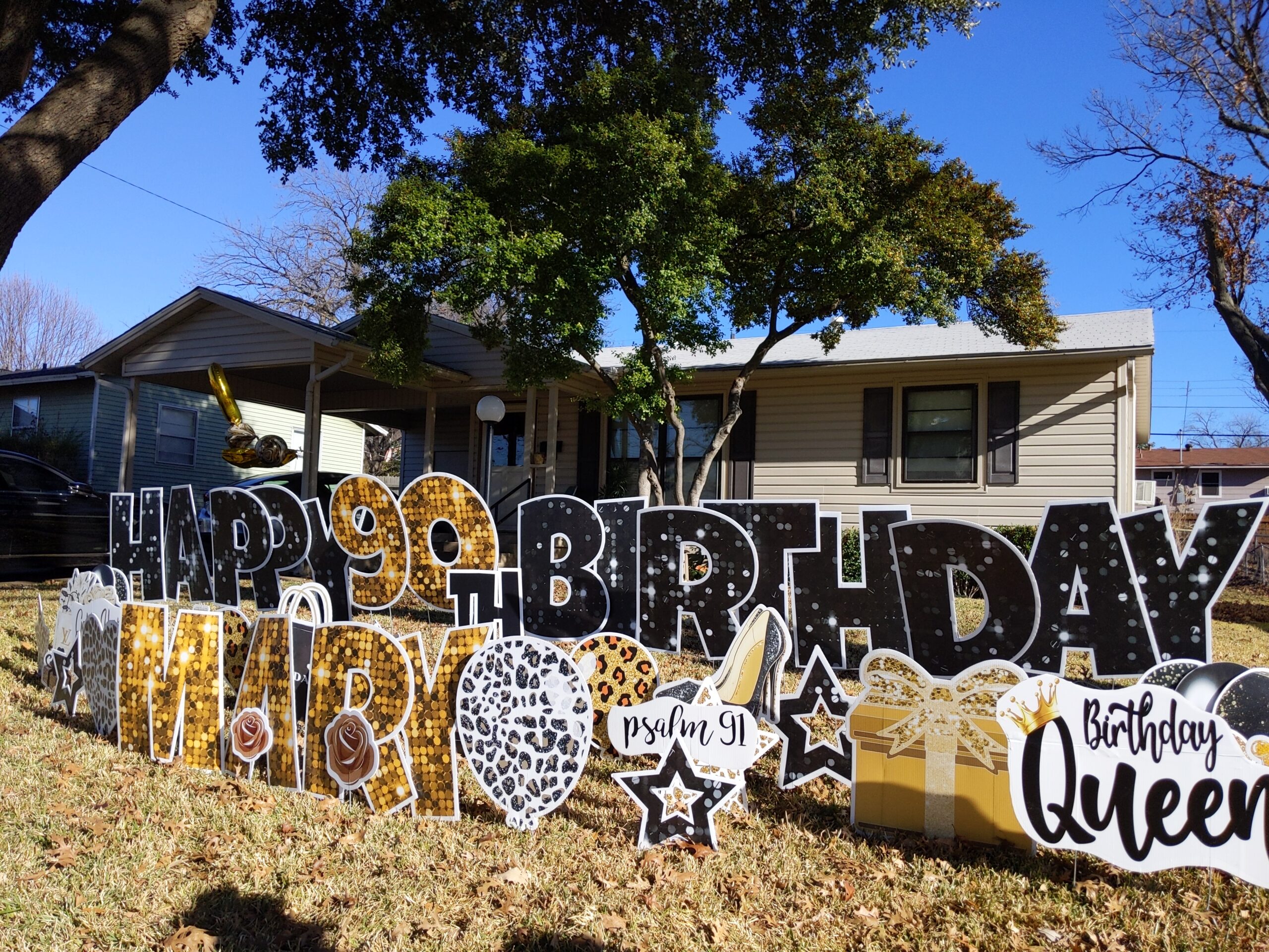 Hamilton Park Neighborhood Celebrates Long Time Resident with Drive-By Birthday Celebration