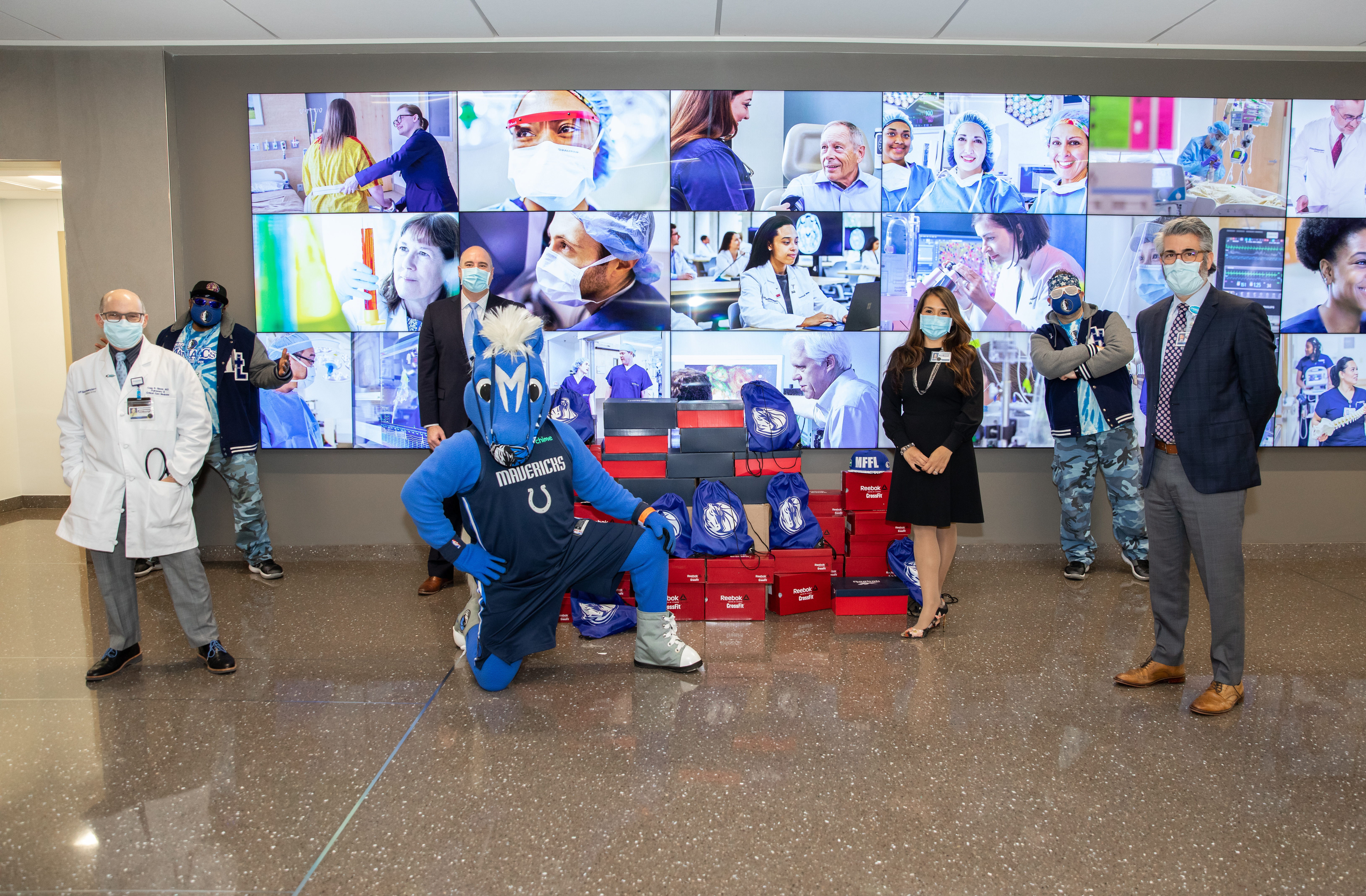 UTSW Mavs Josh Richardson Shoe Donation/Photo Courtesy of the Dallas Mavericks