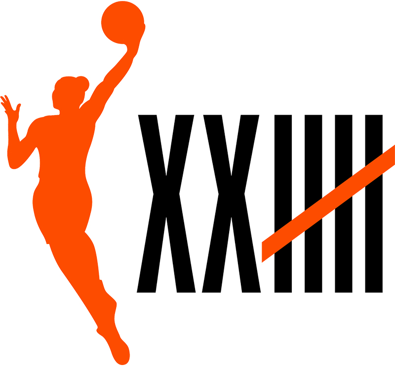 WNBA 25th anniversary logo