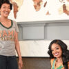Ayana Parson (standing) and Arian Simone (seated).