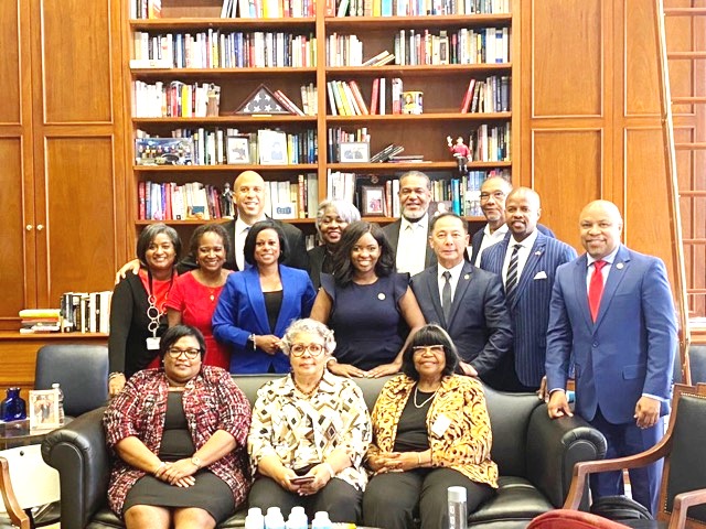 Texas Legislators with Sen. Cory Booker in D. C.