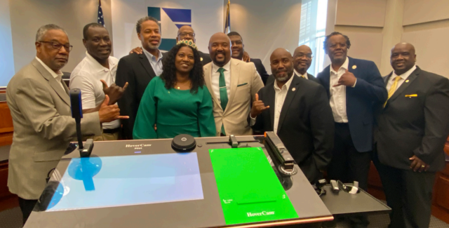 Mayor Curtis J. Cornelious and wife Charlet