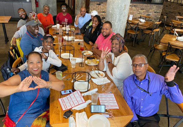 NABJ went to try Chicago Pizza. New Jersey wins!