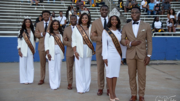 Miss Grambling State University and her Court