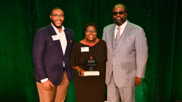 Brandon Jones, Texas External Affairs Manager; Vanessa T. Reed, National External Affairs Manager; and Irvin Ashford, Jr., Chief Community Officer Photo Credit: Rob Wilson of RC Photographic Productions, Inc.