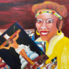 Ruth Mae McCrane self portrait