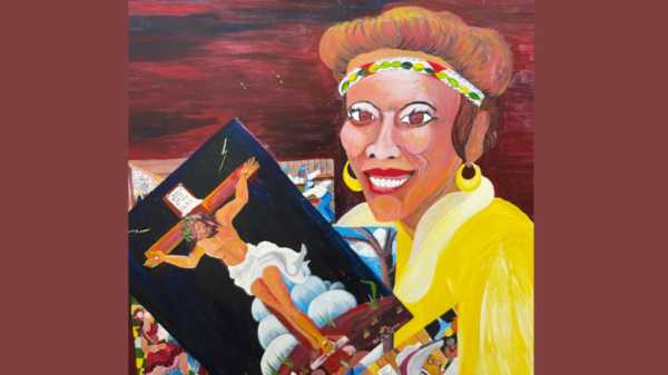 Ruth Mae McCrane self portrait