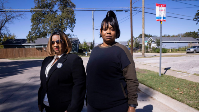 Claudaia Fowler (left) and Temeckia Derrough