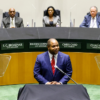 On November 17, 2021, Mayor Johnson gave his State of the City address to city officials and stakeholders. / Credit: Elias Valverde II, The Dallas Morning News, Staff Photographer