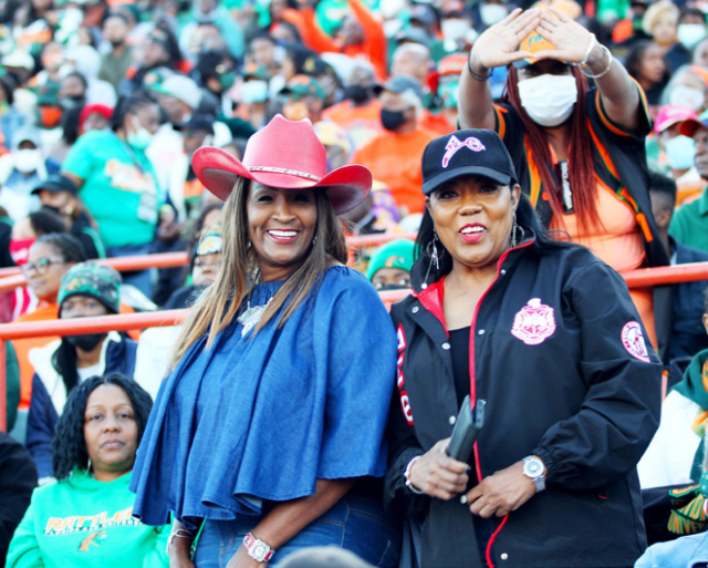 Yvette Council Waters and Dr. Lillie Burke