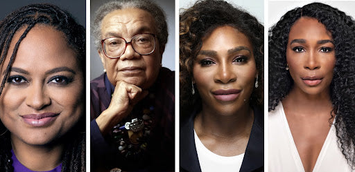 Ava DuVernay, Marian Wright Edelman, and serena and Venus Williams