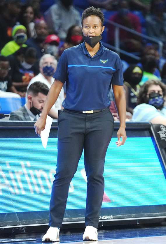 Dallas Wings Coach Vickie Johnson