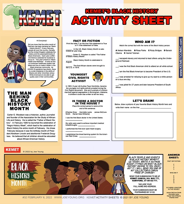 KEMET ACTIVITY SHEET Black History Month 