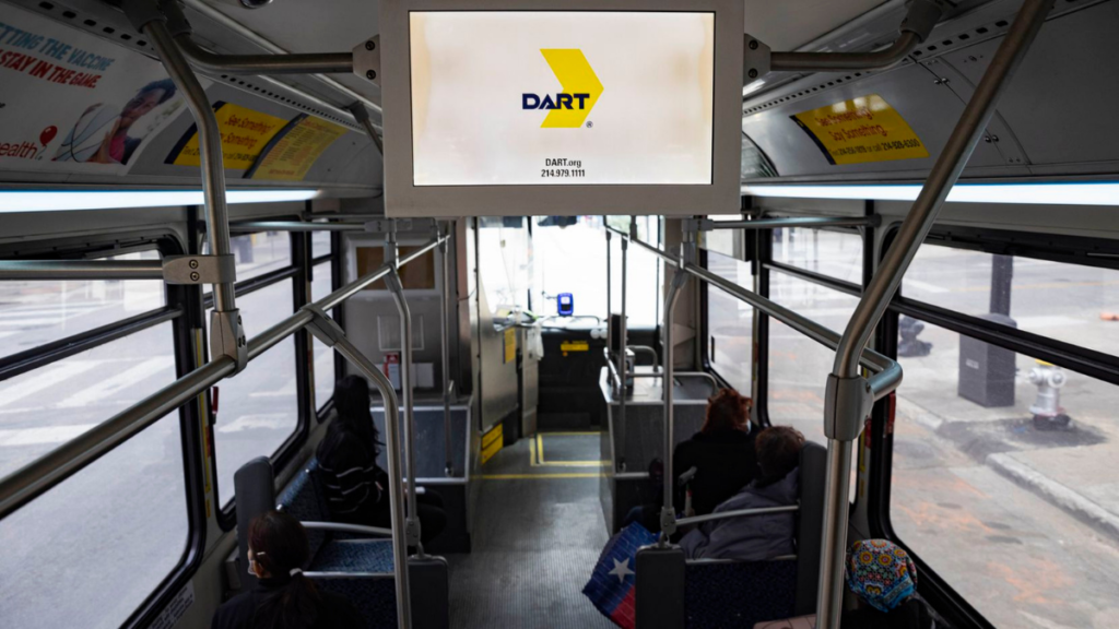 Compass Rider Bus Dart DART aims to warn riders early of service changes due to winter weather ...