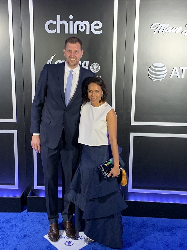 Dirk and Jessica Nowitzki