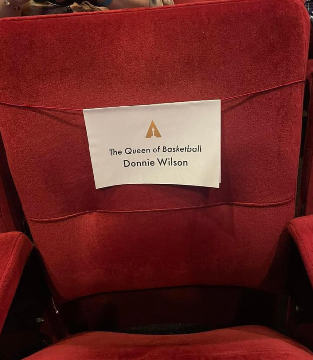 Donnie WIlson's chair at Academy Awards