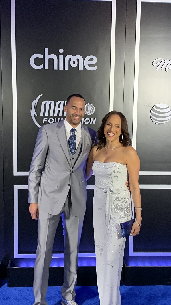 Mavs GM Nico Harrison and wife Darlise