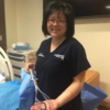 Dr. Lo shows what the forceps look like.