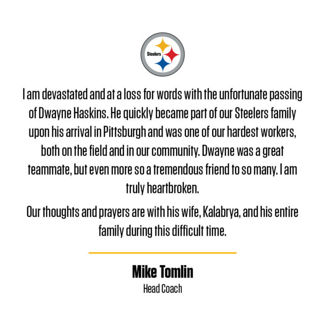 Mike Tomlin Statement