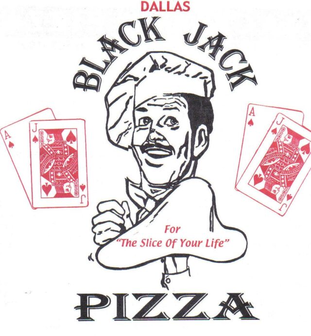 black jack pizza and tea