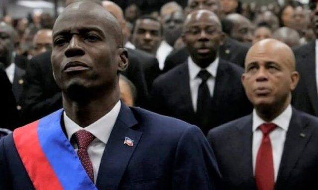 Jovenel Moise and Michel Martelly