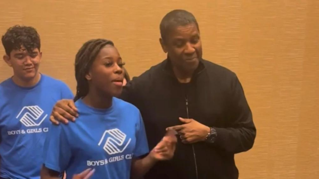 Denzel Washington and Boy’s and Girl’s Club