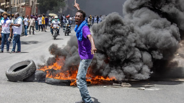 Haitians take to the streets to protest