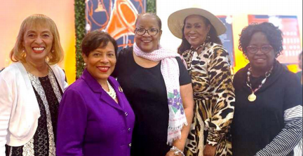 Members of Delta Sigma Theta Sorority