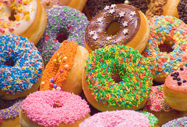 Full Frame Shot Of Multi Colored Donuts