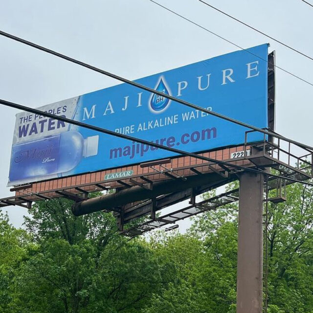 Maji Pure billboard
