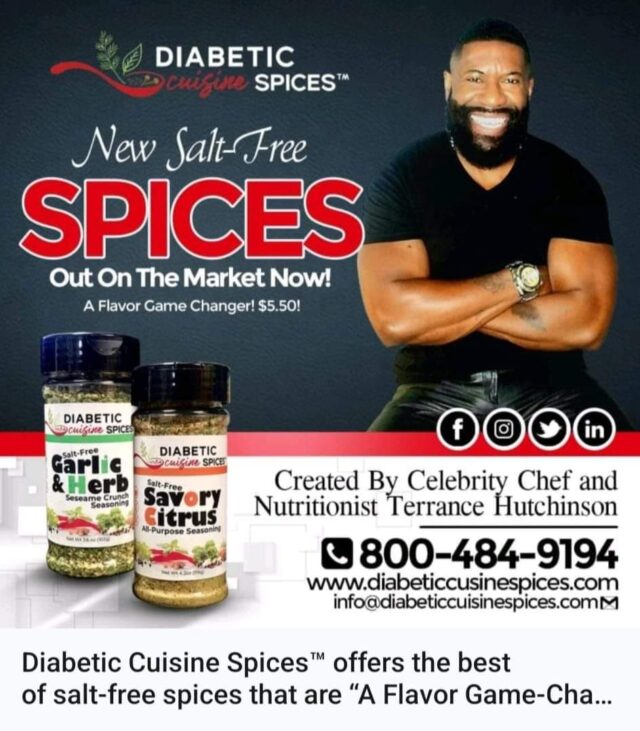 Diabetic Spices By Chef Terrance Hutchinson