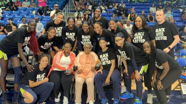 Dallas Wings and Opal Lee