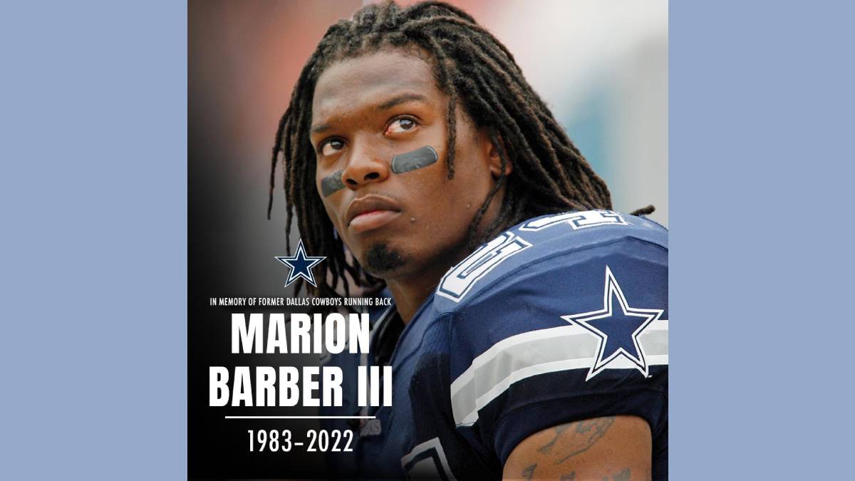 Marion Barber, former Dallas Cowboys running back, dead at 38: report