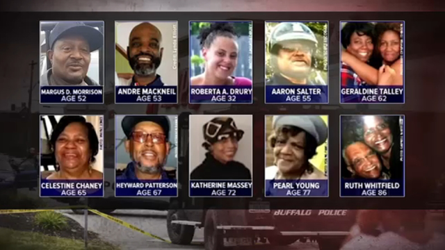 Ten Black people were murdered by a White man