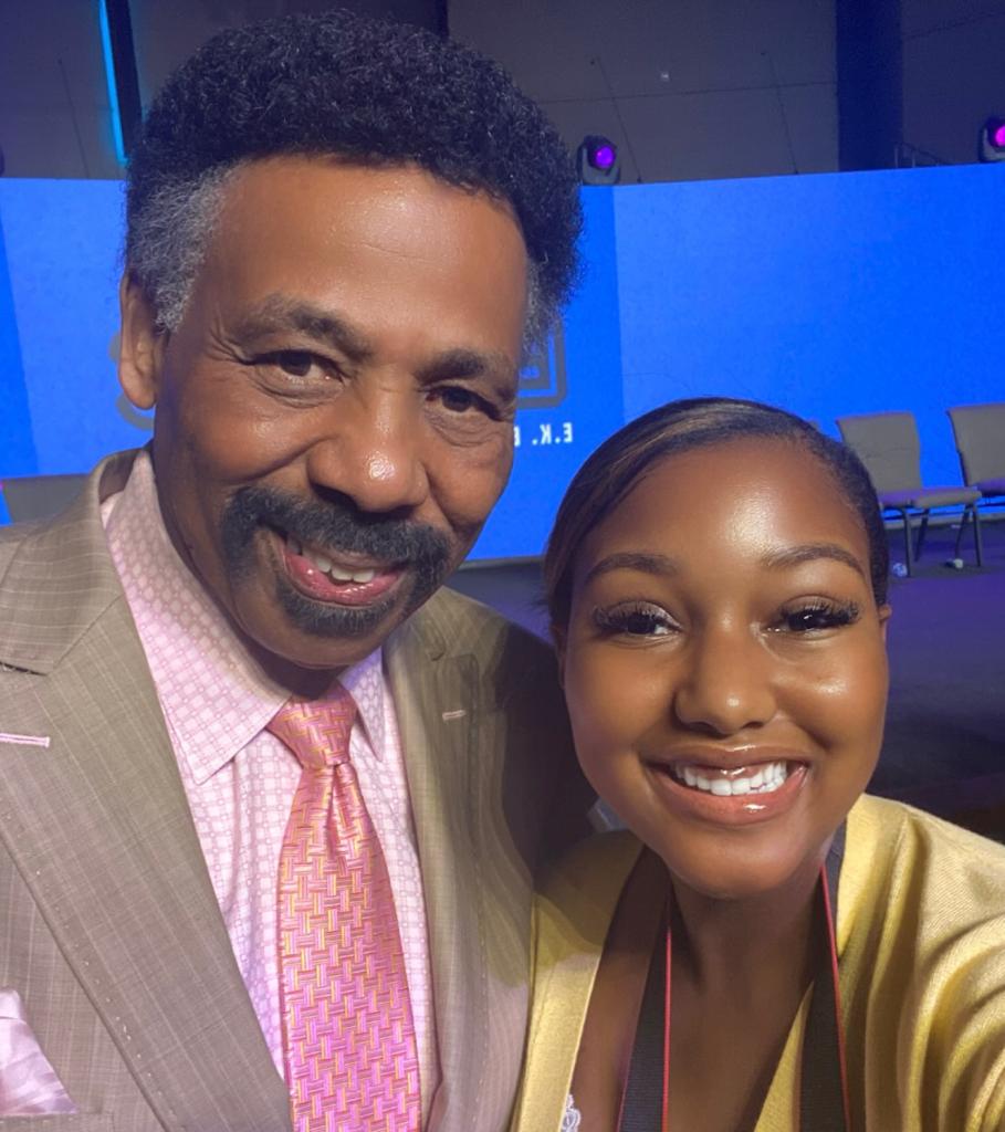 Dr. Tony Evans and Texas Metro News journalist, Asia Nicole Alcorn