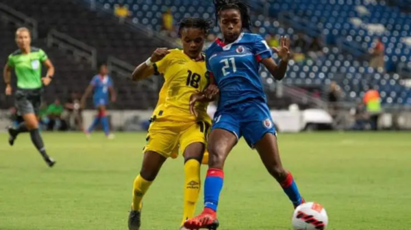 Haitian player Ruth Mathurin