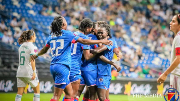 Haitian soccer players