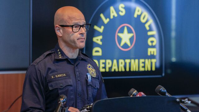 Dallas police Chief Eddie García 