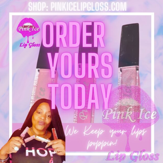 Blackusiness Pink Ice Lip Gloss