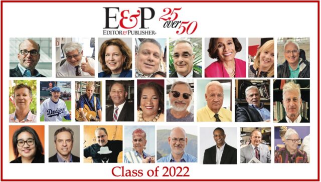 Editor & Publisher '25 OVer 50'