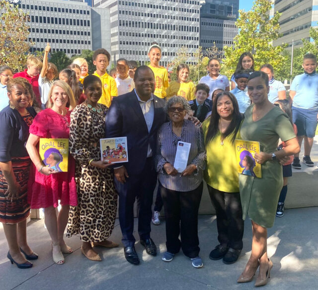 At Pacific Plaza Park, kids can enjoy the new Juneteenth Story Walk.