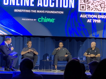 Mark Cuban, Mavs GM Nico Harrision, Head Coach Jason Kidd