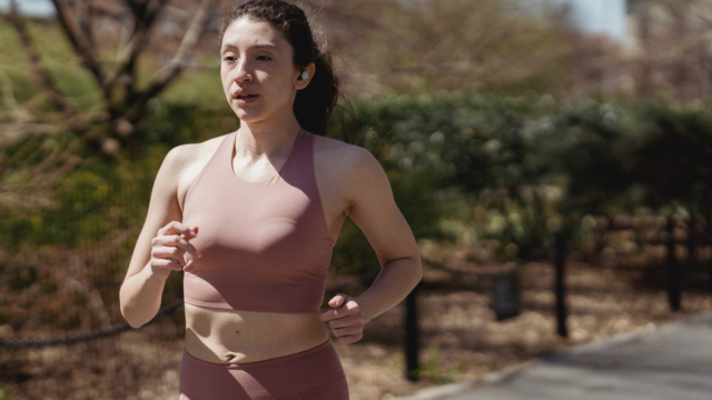 Woman Jogging in the park