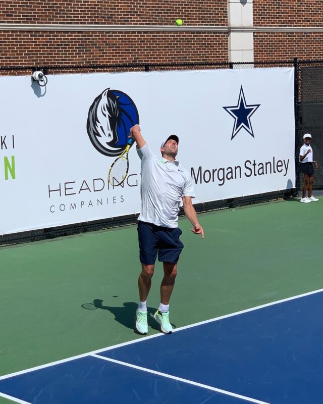 Dirk Playing Tennis 