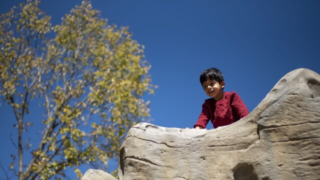 Four-year-old Neil Sathe